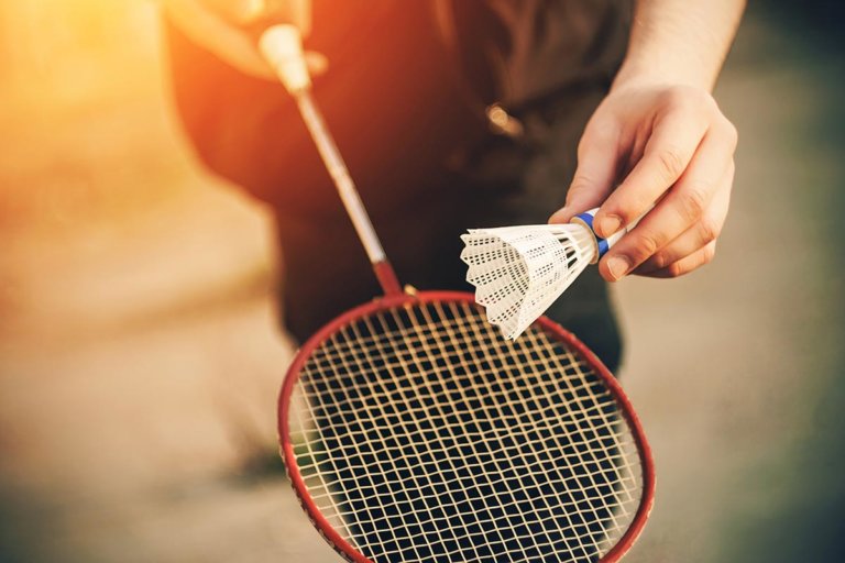 Badmintonschläger