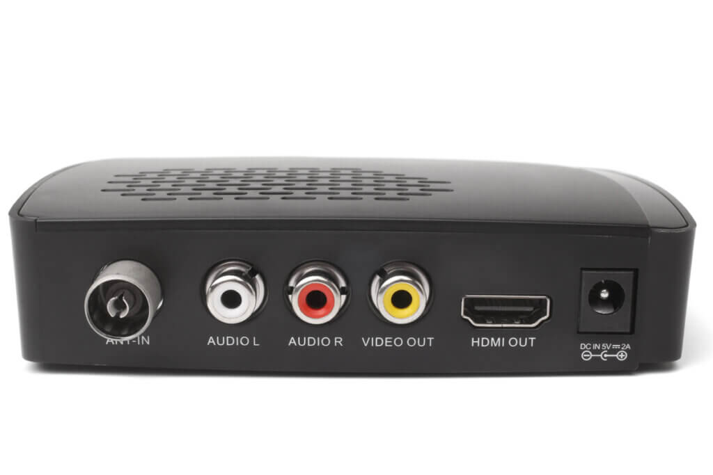 anschluesse von dvb t2 receiver