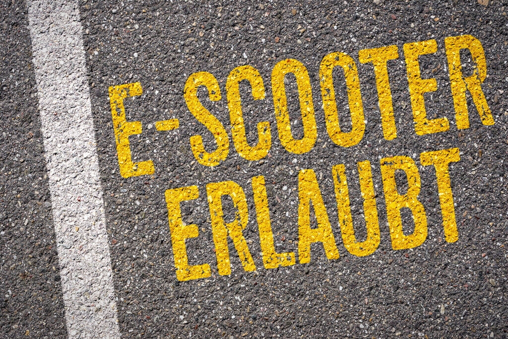 E-Scooter erlaubt