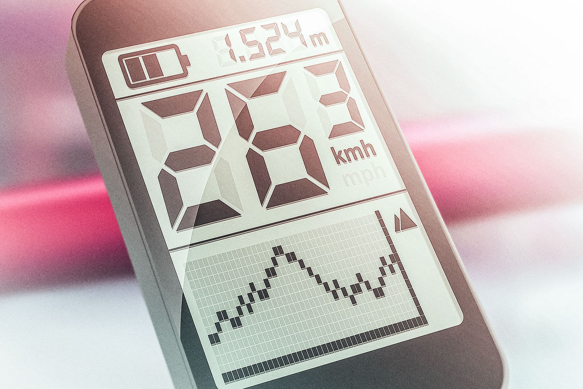 Grafik Beispiel-Display Fahrradcomputer