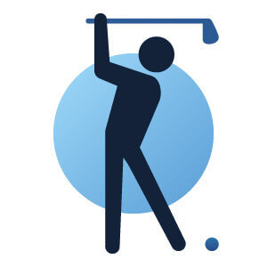 Icon Golf-Funktionen