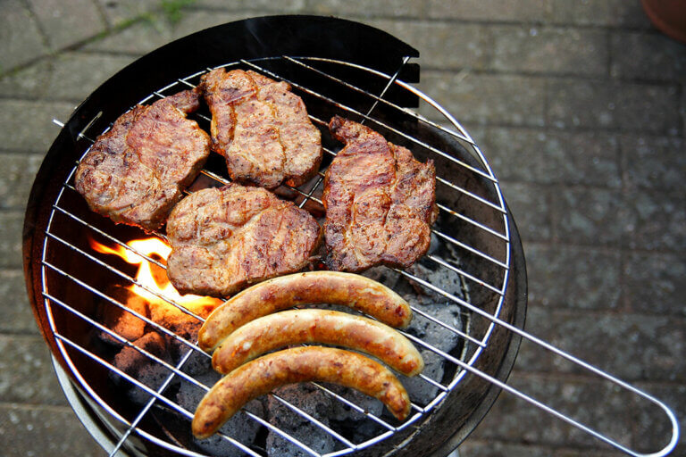 Säulengrills