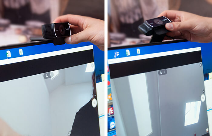 Installation mit Klemmfuß