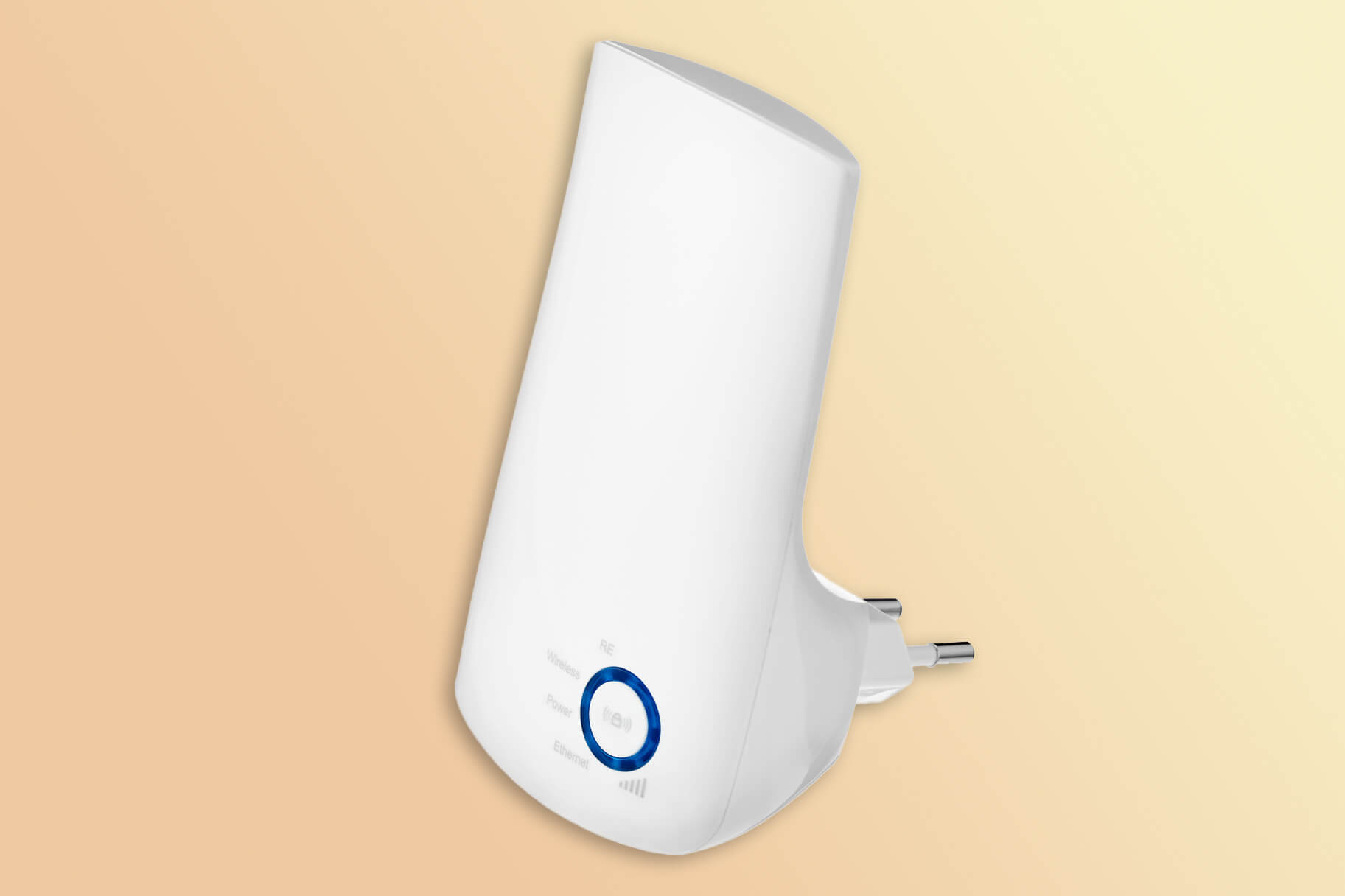 wlan repeater auf hellem hintergrund